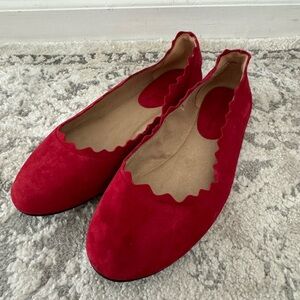 Amelia Grace suede flats size 6M